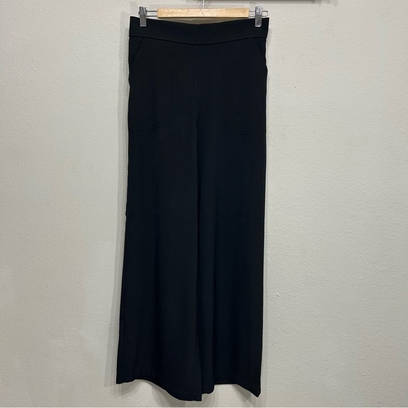 Max Studio London Wide Leg Trousers high rise elastic back full Size S - Picture 4 of 13